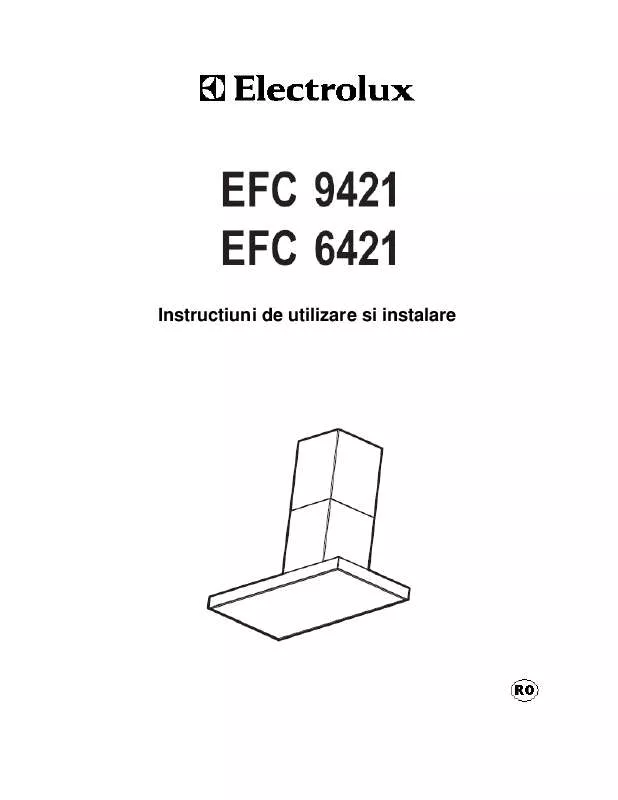 Mode d'emploi AEG-ELECTROLUX EFC6421X