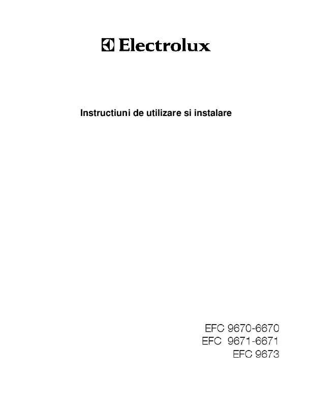 Mode d'emploi AEG-ELECTROLUX EFC9673X