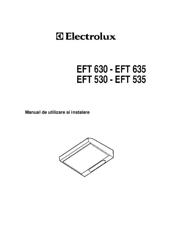 Mode d'emploi AEG-ELECTROLUX EFT535X