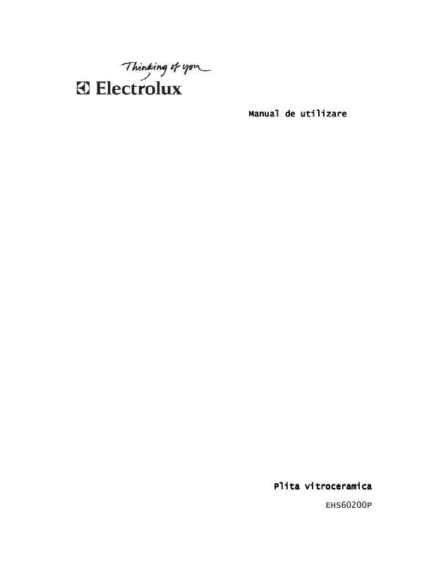 Mode d'emploi AEG-ELECTROLUX EHS60200P