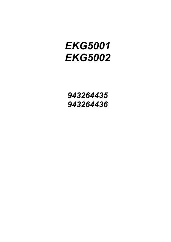 Mode d'emploi AEG-ELECTROLUX EKG5001