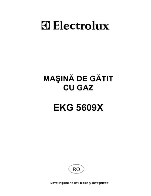 Mode d'emploi AEG-ELECTROLUX EKG5609X