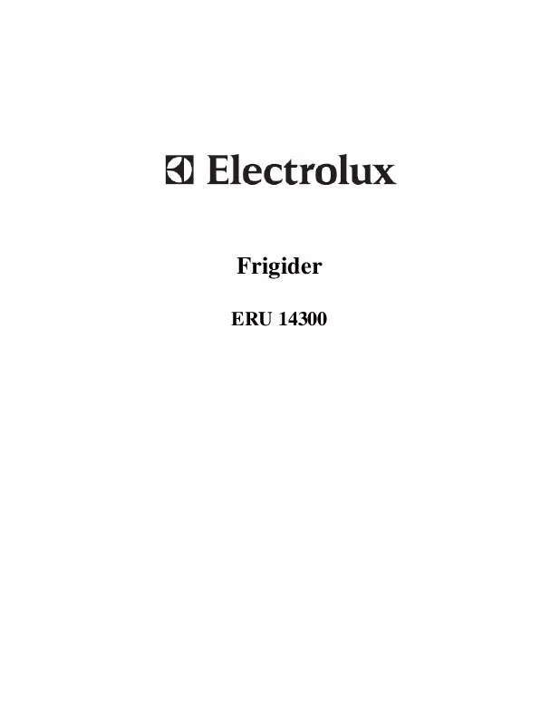 Mode d'emploi AEG-ELECTROLUX ERU14300