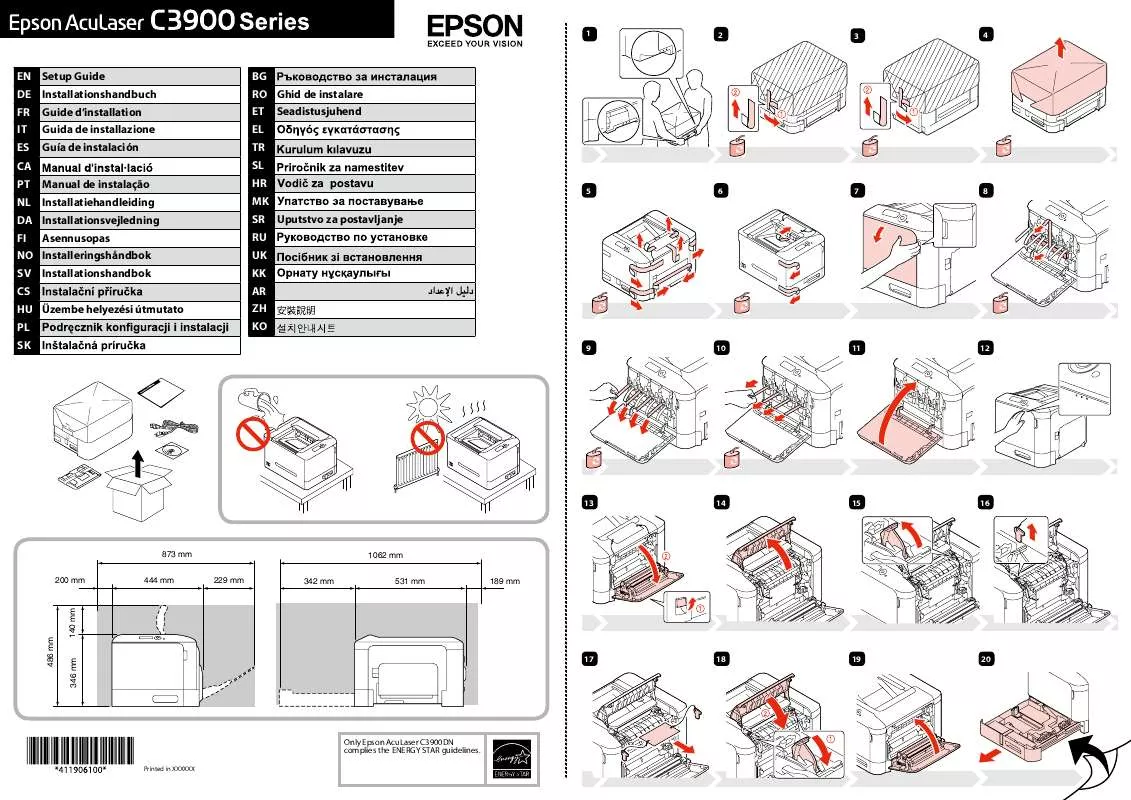 Mode d'emploi EPSON C3900