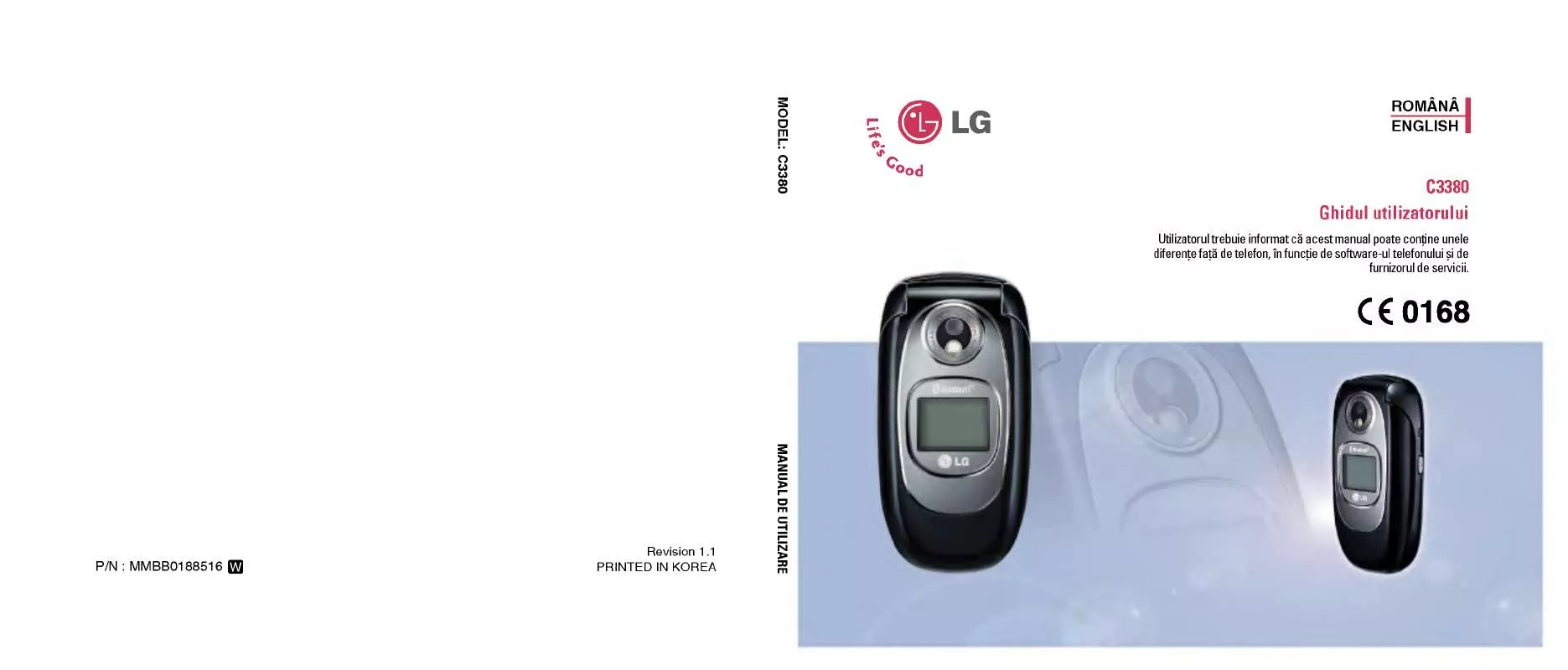 Mode d'emploi LG C3380