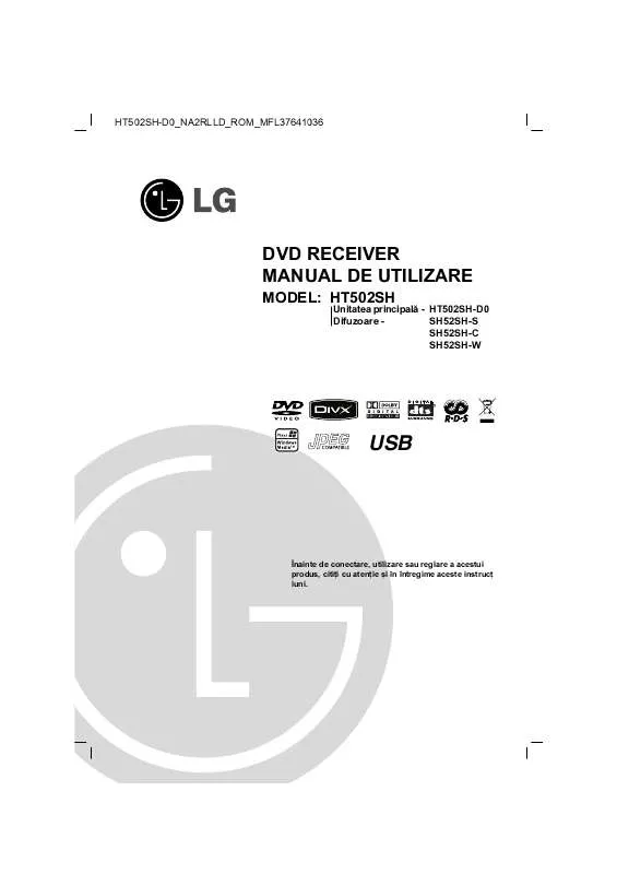 Mode d'emploi LG HT502SH