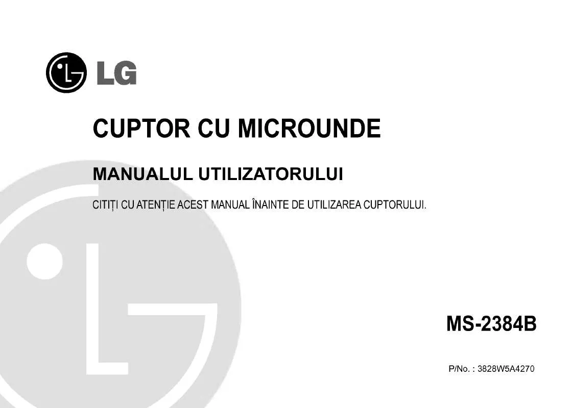 Mode d'emploi LG MS-2384B