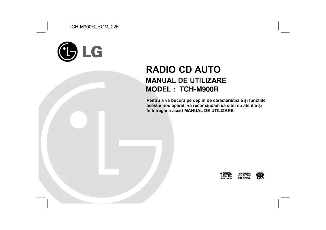 Mode d'emploi LG TCH-M900R