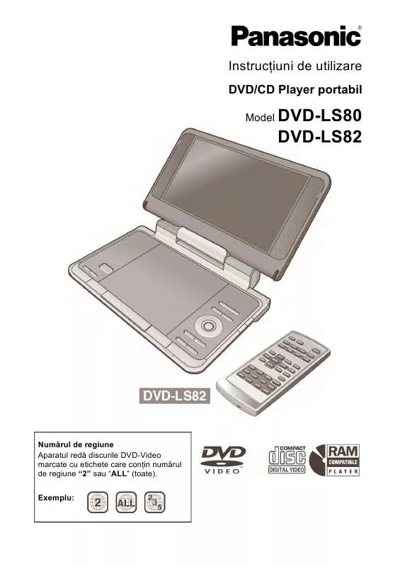 Mode d'emploi PANASONIC DVD-LS80