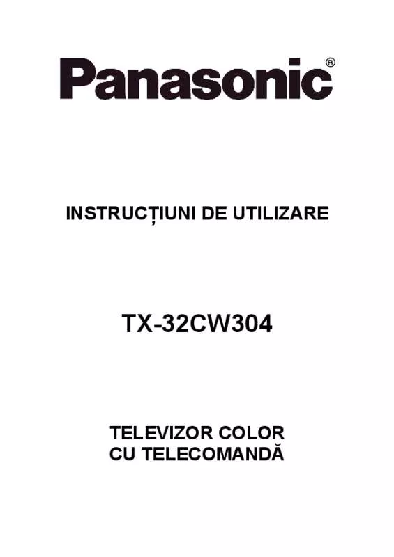 Mode d'emploi PANASONIC TX-32CW304