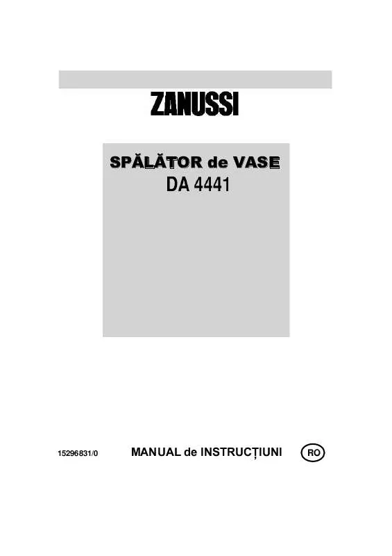 Mode d'emploi ZANUSSI DA4441