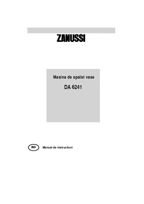 Mode d'emploi ZANUSSI DA6241