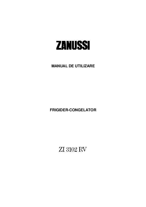 Mode d'emploi ZANUSSI ZI3103RV