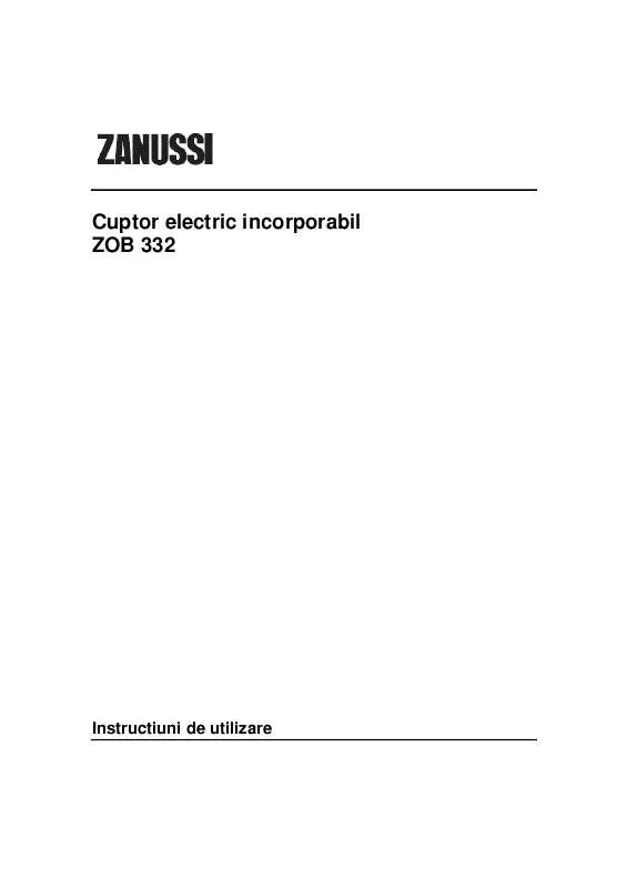 Mode d'emploi ZANUSSI ZOB332N