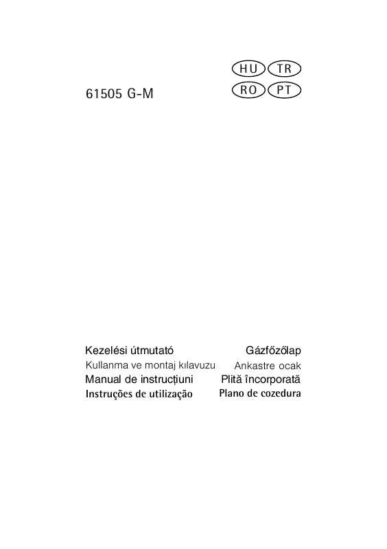 Mode d'emploi AEG-ELECTROLUX 61505G-M