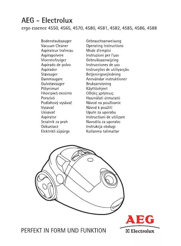 Mode d'emploi AEG-ELECTROLUX AE4565