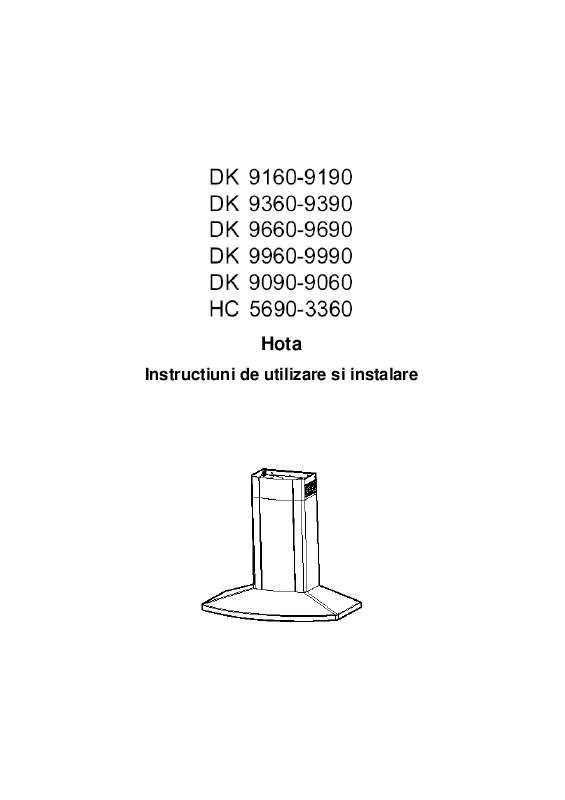 Mode d'emploi AEG-ELECTROLUX DK9390-M