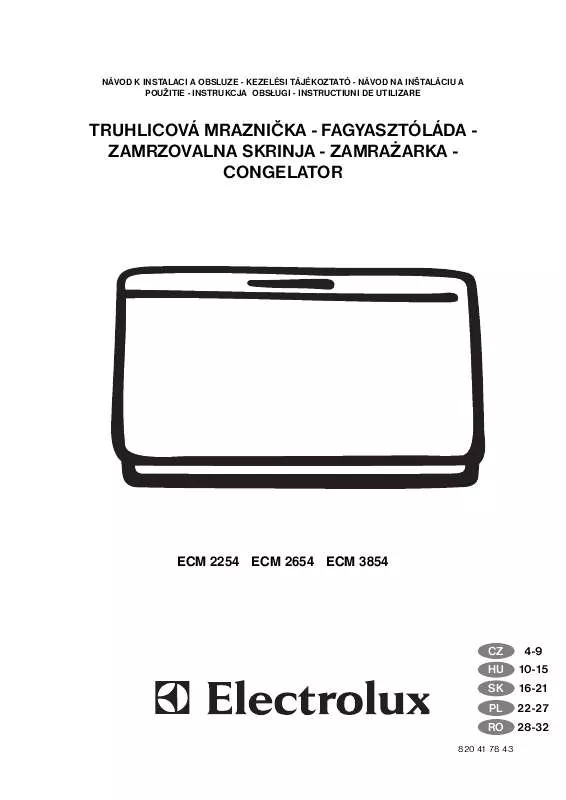 Mode d'emploi AEG-ELECTROLUX ECM2254