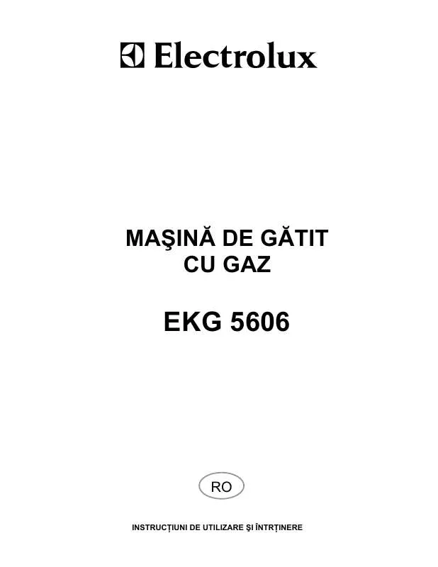 Mode d'emploi AEG-ELECTROLUX EKG5606