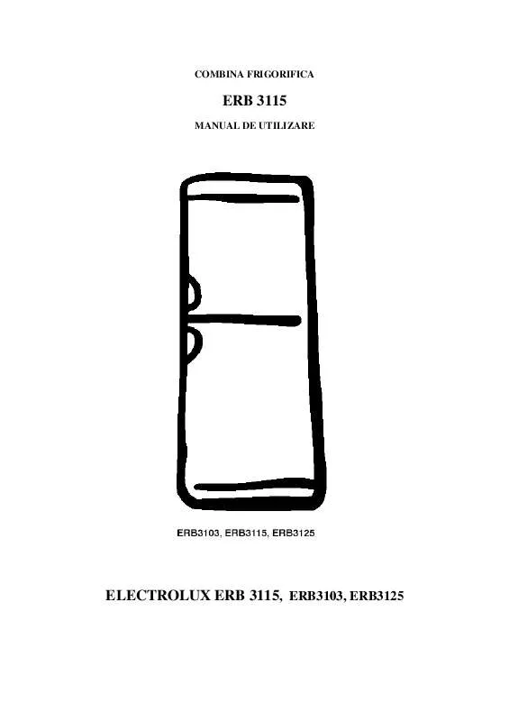 Mode d'emploi AEG-ELECTROLUX ERB3115