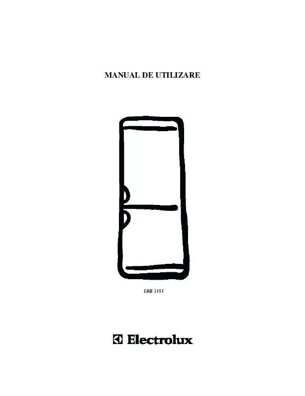 Mode d'emploi AEG-ELECTROLUX ERB3151