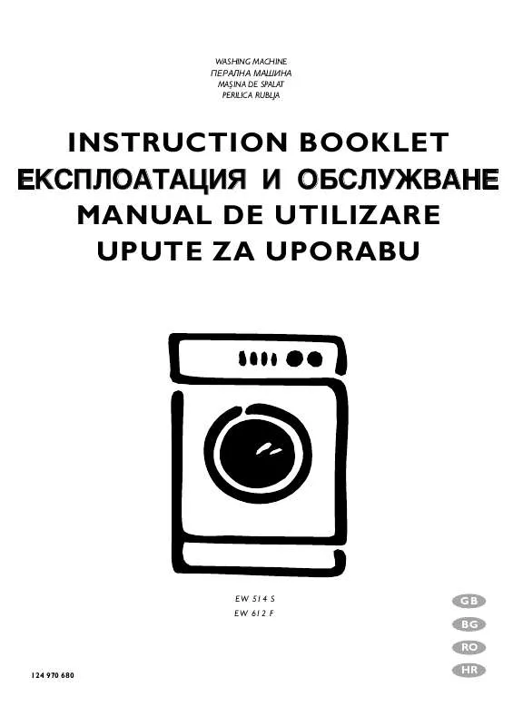 Mode d'emploi AEG-ELECTROLUX EW514S