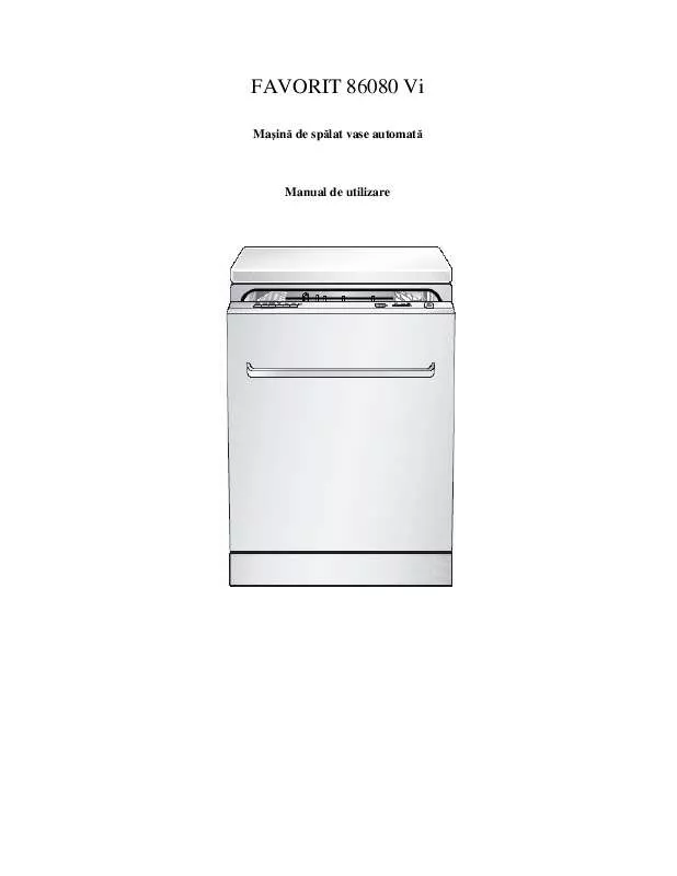 Mode d'emploi AEG-ELECTROLUX FAV86080VI