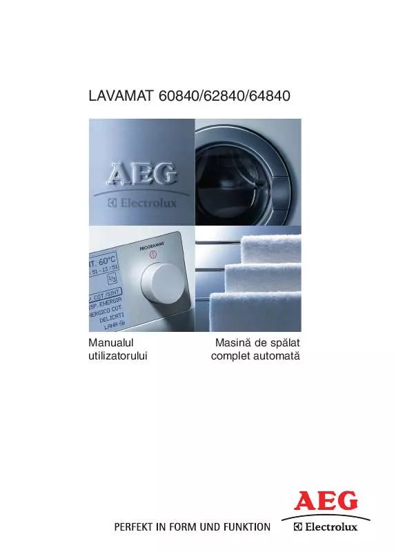 Mode d'emploi AEG-ELECTROLUX L 60840