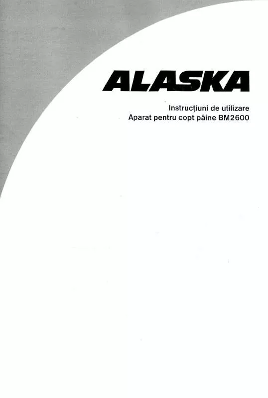 Mode d'emploi ALASKA BM2600