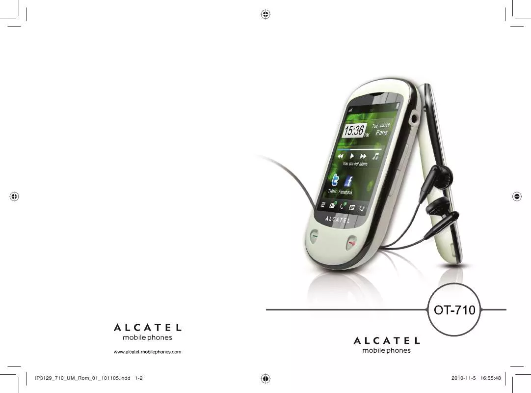 Mode d'emploi ALCATEL OT-710