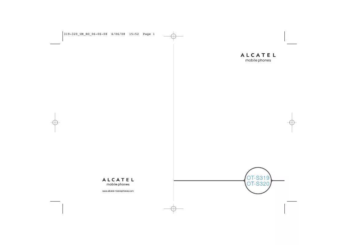 Mode d'emploi ALCATEL OT-S319A