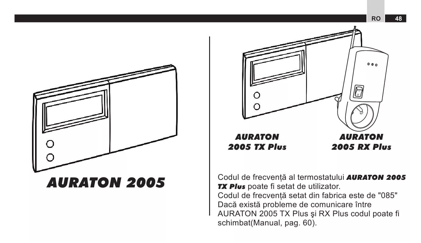 Mode d'emploi AURATON 2005 TX PLUS