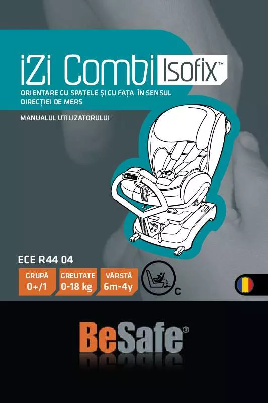 Mode d'emploi BESAFE IZI COMBI ISOFIX