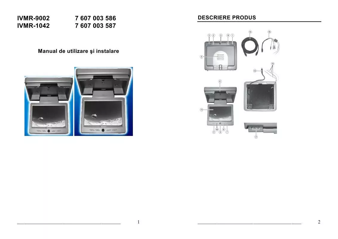 Mode d'emploi BLAUPUNKT IVMR-9002