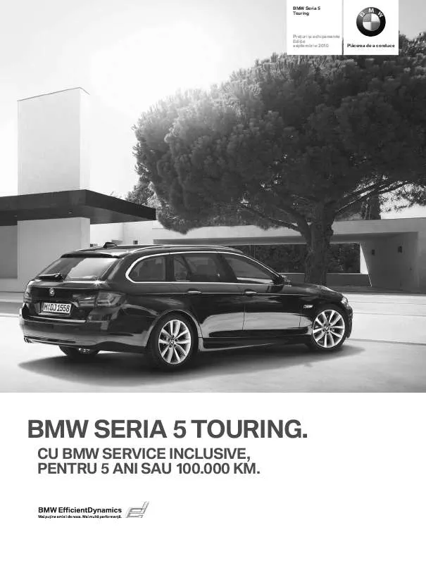 Mode d'emploi BMW 520 TOURING