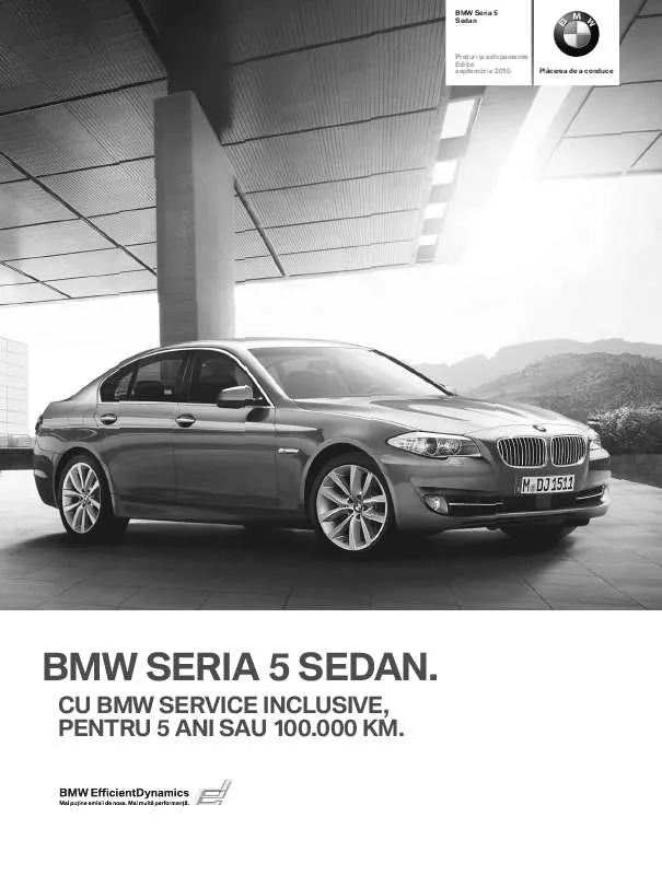 Mode d'emploi BMW 520D