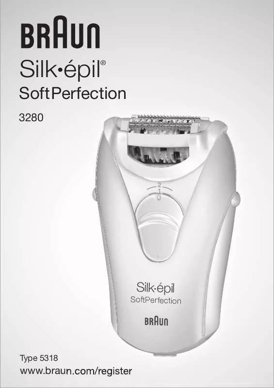 Mode d'emploi BRAUN SILK-EPIL SOFTPERFECTION