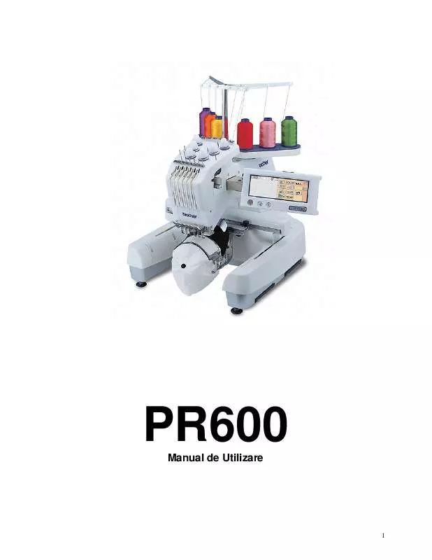 Mode d'emploi BROTHER PR600