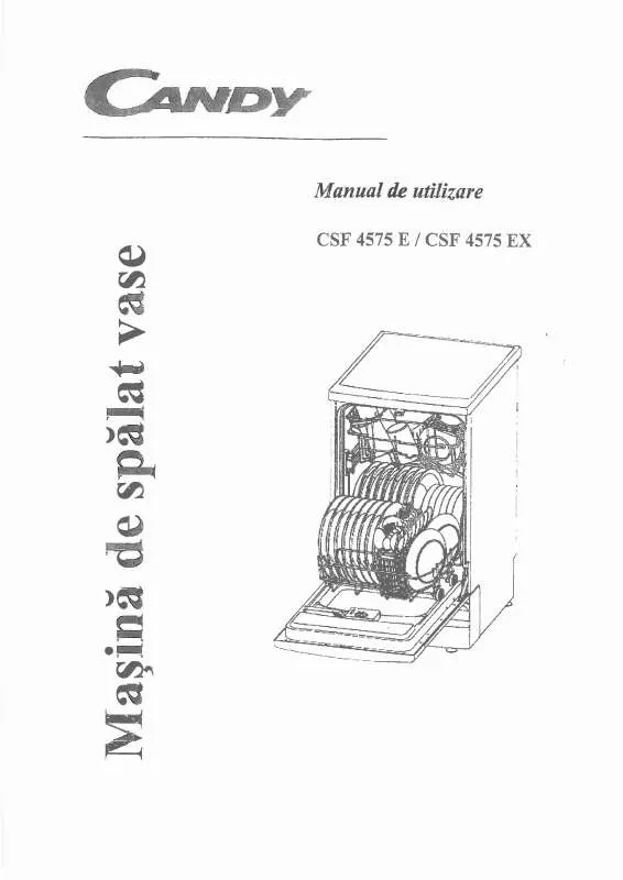 Mode d'emploi CANDY CSF 4575 EX