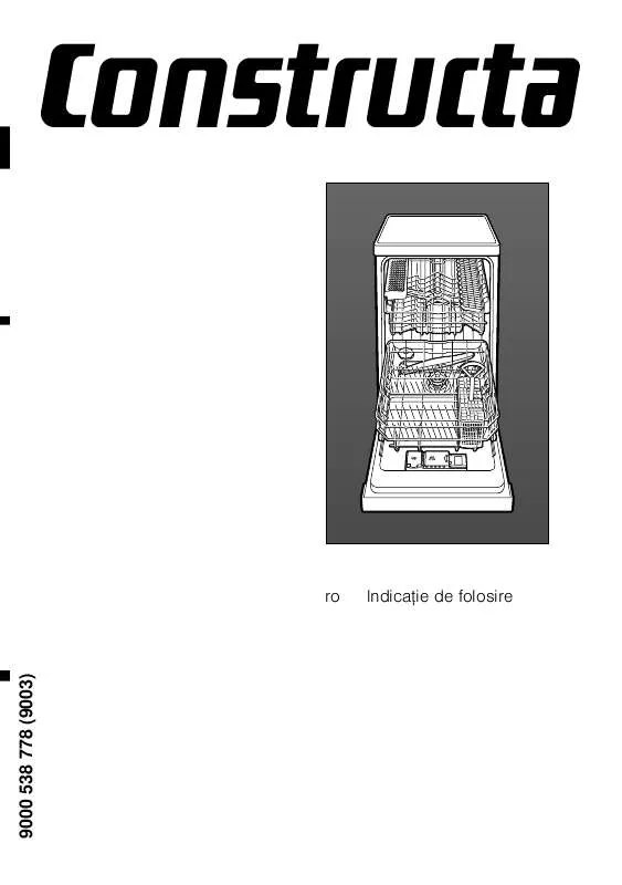 Mode d'emploi CONSTRUCTA CP533V9