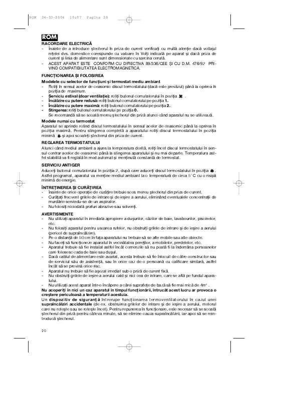 Mode d'emploi DELONGHI HTN 2020