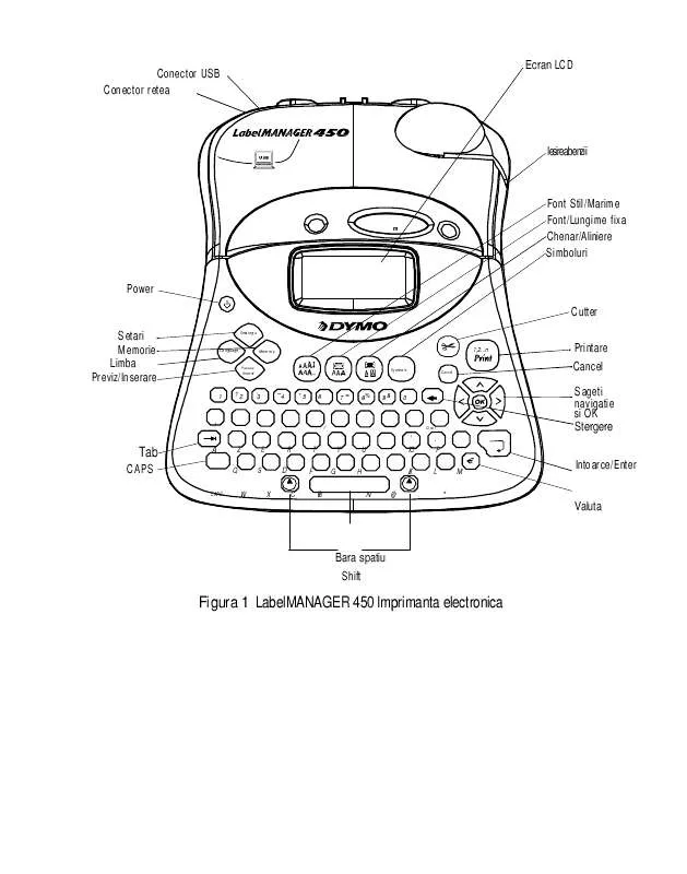 Mode d'emploi DYMO LABELMANAGER 450