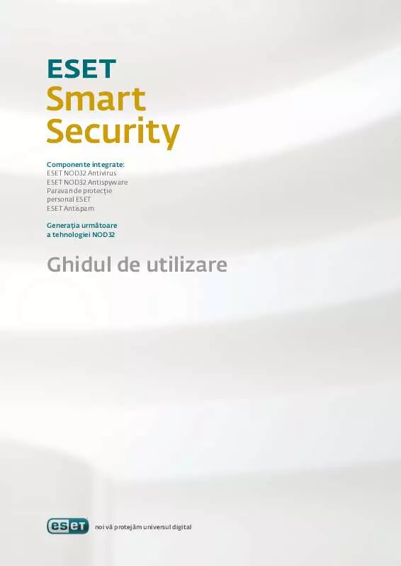 Mode d'emploi ESET SMART SECURITY