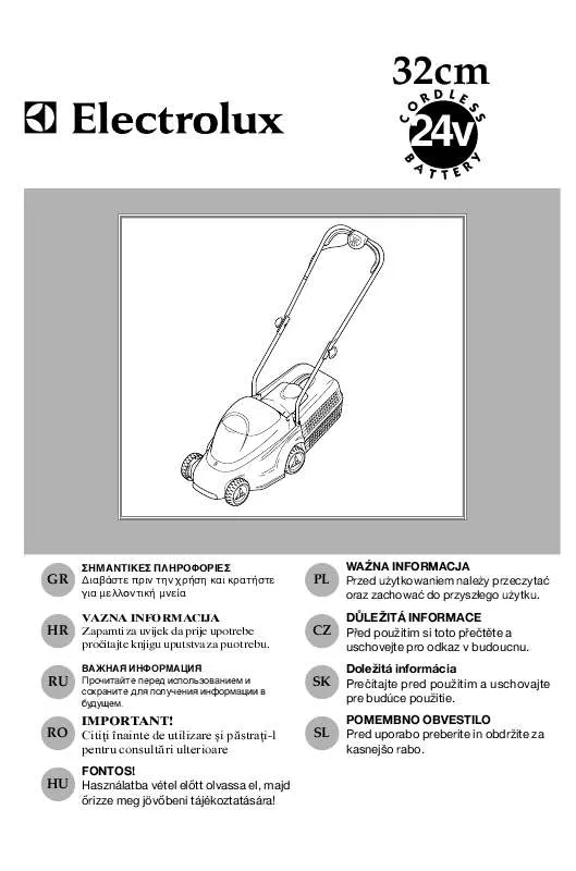 Mode d'emploi FLYMO VENTURA 320