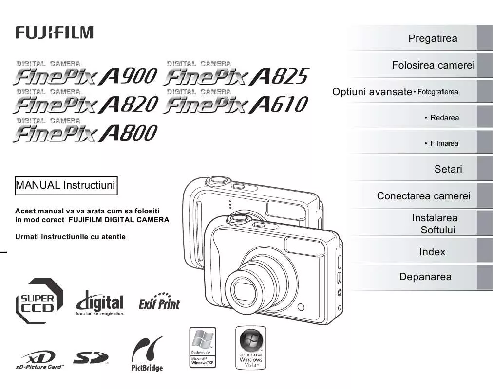 Mode d'emploi FUJIFILM FINEPIX A610