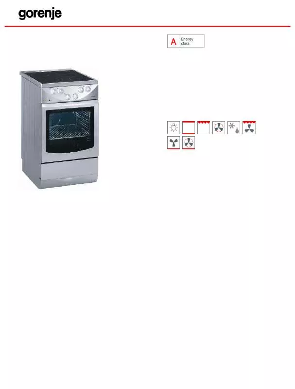 Mode d'emploi GORENJE EC774E