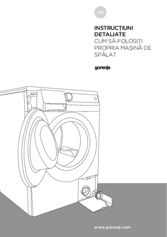 Mode d'emploi GORENJE W7643L