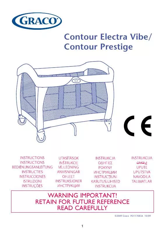 Mode d'emploi GRACO CONTOUR ELECTRA VIBE