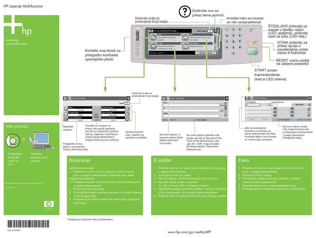 Mode d'emploi HP LASERJET M5025 MFP