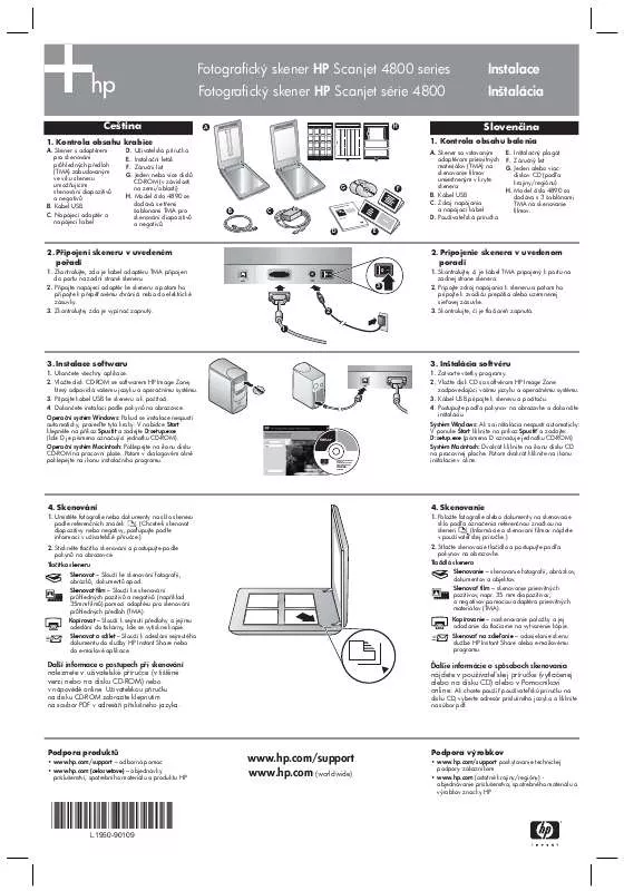 Mode d'emploi HP SCANJET 4850 PHOTO SCANNER